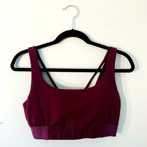 Athleta | Maroon Sports Bra